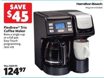 Home Hardware Flexbrew® trio coffee maker offer