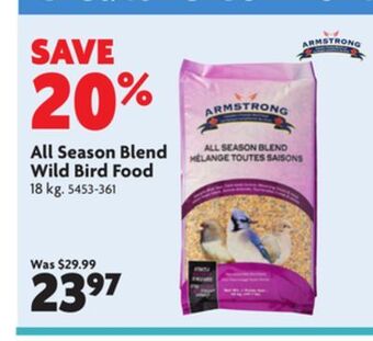 Home Hardware All season blend wild bird food offer