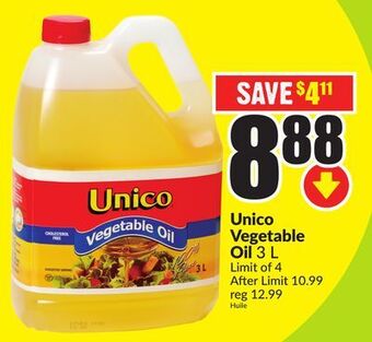 Chalo FreshCo Unico vegetable oil 3 l offer