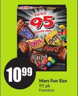 Chalo FreshCo Mars fun size 95 pk offer