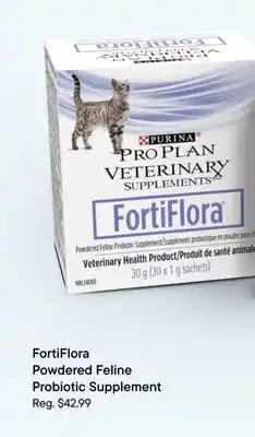 Petvalu Purina fortiflora powdered feline probiotic supplement offer