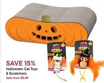 Petvalu Halloween cat toys & scratchers offer
