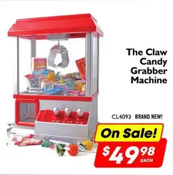 Factory Direct Debranded the claw candy grabber machine offer