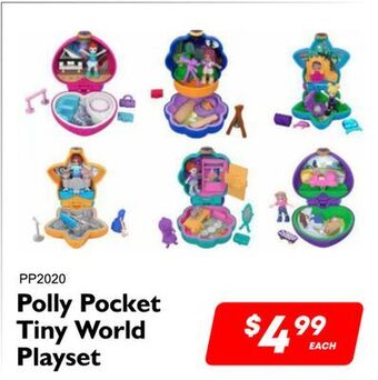Debranded polly pocket tiny world playset