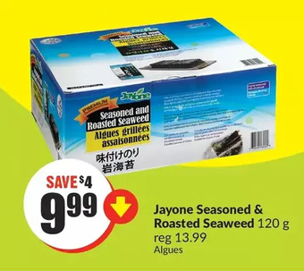 FreshCo Jayone seasoned and roasted seaweed offer
