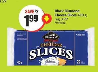 FreshCo Black diamond cheese slices offer