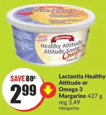 FreshCo Lactantia healthy attitude or omega 3 margarine offer