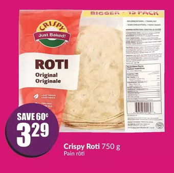 FreshCo Crispy roti offer