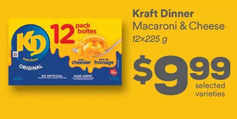 FreshCo Kraft dinner macaroni & cheese offer