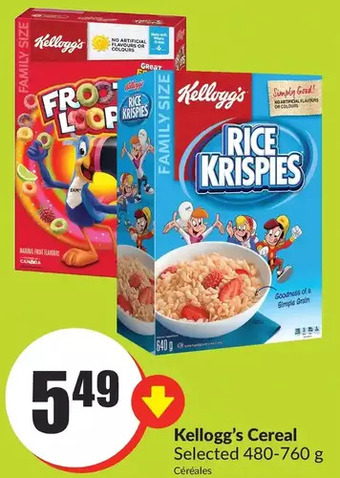 FreshCo Kellogg's cereal offer