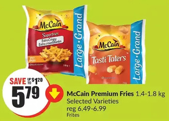 FreshCo Mccain premium fries offer