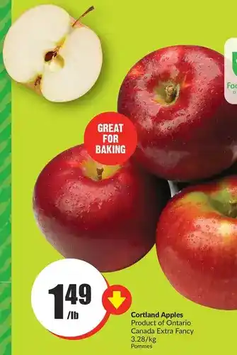 FreshCo Cortland apples offer