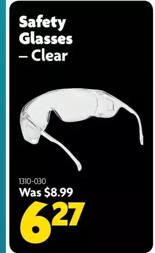 Home Hardware Safety glasses - clear offer