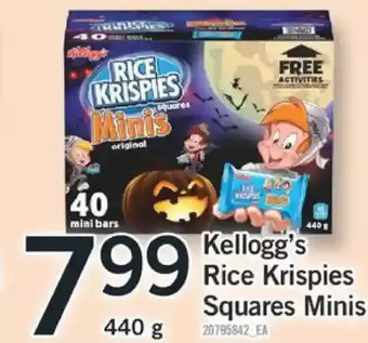 Fortinos Kellogg's rice krispies squares minis offer
