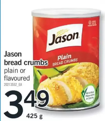 Fortinos Jason bread crumbs offer
