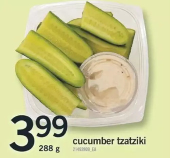Fortinos Cucumber tzatziki offer