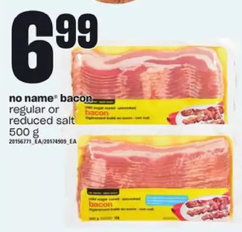 Independent Grocer No name bacon offer
