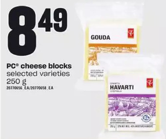 Independent Grocer Pc cheese blocks offer