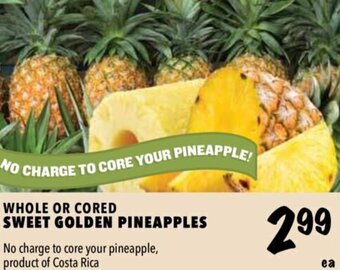 Farm Boy Whole Or Cored Sweet Golden Pineapples offer