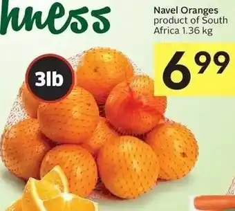 Foodland Navel Oranges 1.36Kg offer