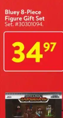 Walmart Bluey 8-piece figure gift set offer