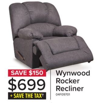 Leon's Wynwood rocker recliner - ash offer