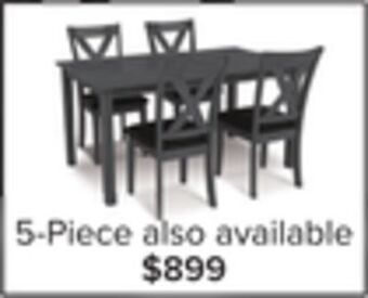 Leon's Belwood 5-piece dining set - grey offer
