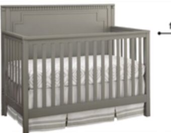 Leon's Emery convertible panel crib - grey offer