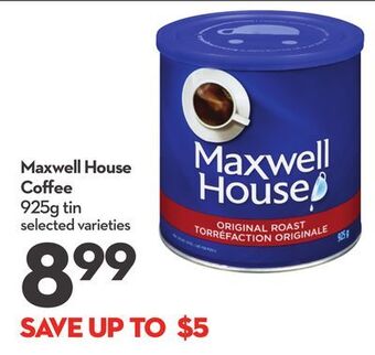 Longo's Maxwell house coffee offer