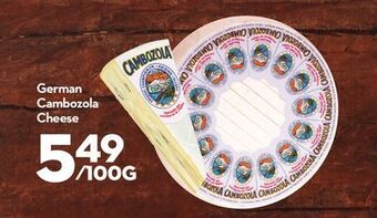 Longo's German cambozola cheese offer