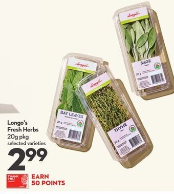 Longo's Longo's fresh herbs offer