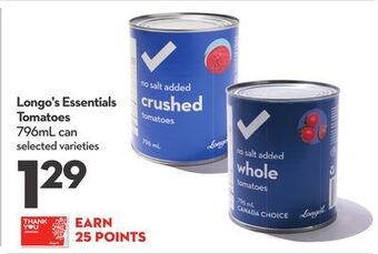 Longo's Longo's essentials tomatoes offer