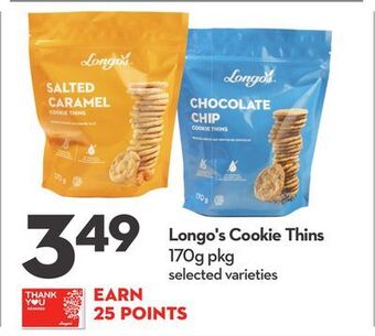 Longo's Longo's cookie thins offer