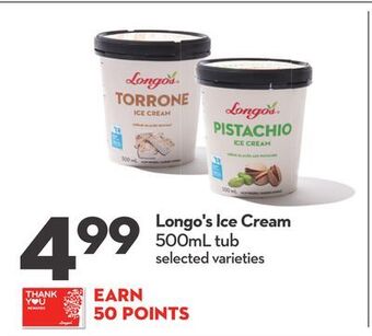 Longo's Longo's ice cream offer