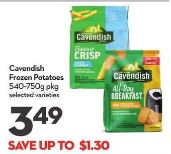 Longo's Cavendish frozen potatoes offer