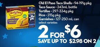 Longo's Old el paso taco shells offer