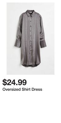 H&M Oversized shirt dress offer