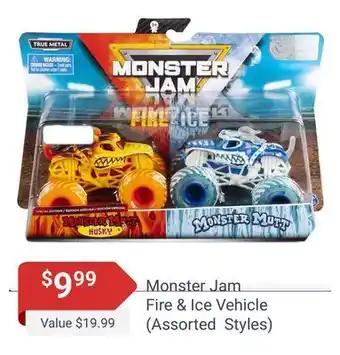 Samko & Miko Toy Warehouse Monster jam fire & ice vehicle offer