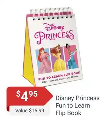 Samko & Miko Toy Warehouse Disney princess fun to learn flip book offer