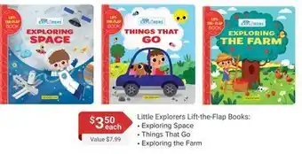 Samko & Miko Toy Warehouse Little explorers lift-the-flap books offer