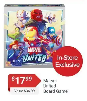 Samko & Miko Toy Warehouse Marvel united board game offer