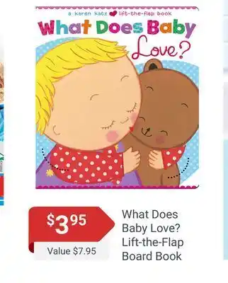 Samko & Miko Toy Warehouse What does baby love? lift-the-flap board book offer