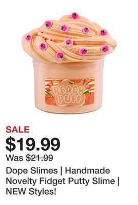 Showcase Dope slimes | handmade novelty fidget putty slime | new styles! offer