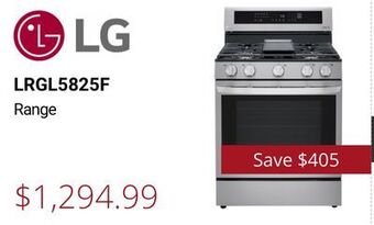 Canadian Appliance Source Lg range offer