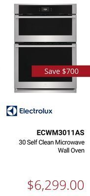 Canadian Appliance Source Electrolux 30 self clean microwave wall oven offer