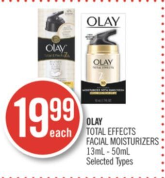 Shoppers Drug Mart Olay total effects facial moisturizers offer