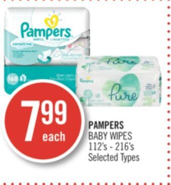 Shoppers Drug Mart Pampers baby wipes offer