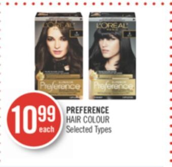 Shoppers Drug Mart Preference hair colour offer