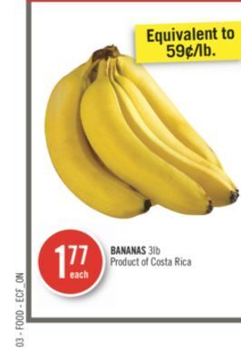 Shoppers Drug Mart Bananas offer