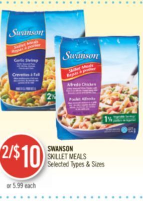 Shoppers Drug Mart Swanson skillet meals offer